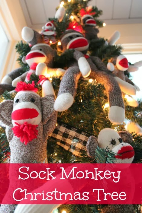 It’s a Sock Monkey Christmas Tree!
