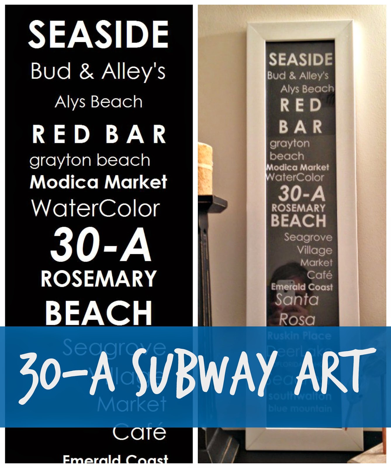 {30-A} DIY Subway Art