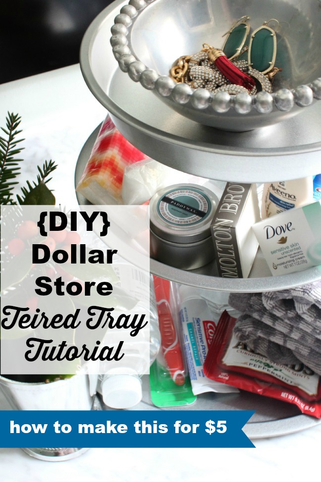 5 Minute Holiday Hostess Gift - My Dollar Store DIY