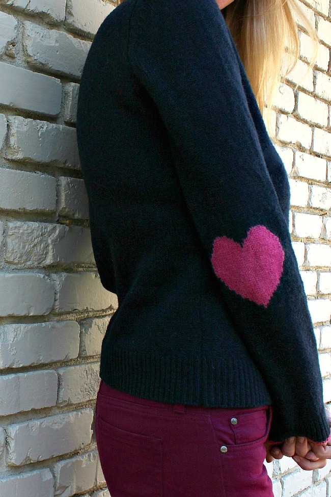 C-Wonder-Heart-Elbow-Sweater 3 - Southern State of Mind Blog by Heather