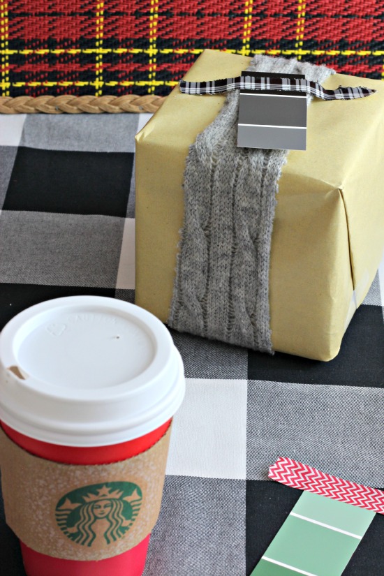 sweater gift wrapping