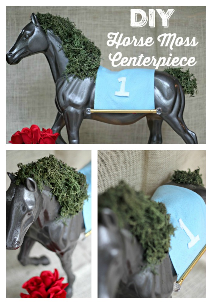 DIY Horse Moss Centerpiece