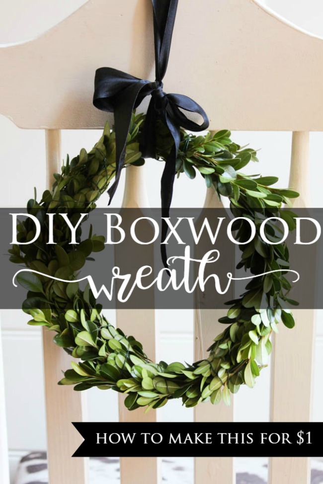 How to Make a Boxwood Wreath