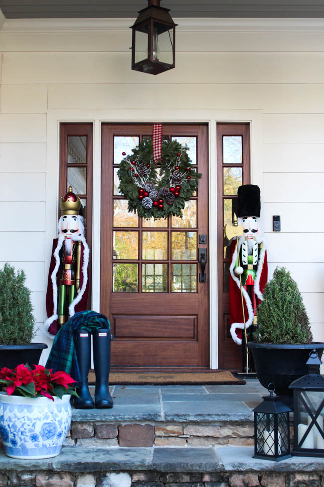 December Christmas Front Porch & A Wreath Giveaway - Southern State of ...