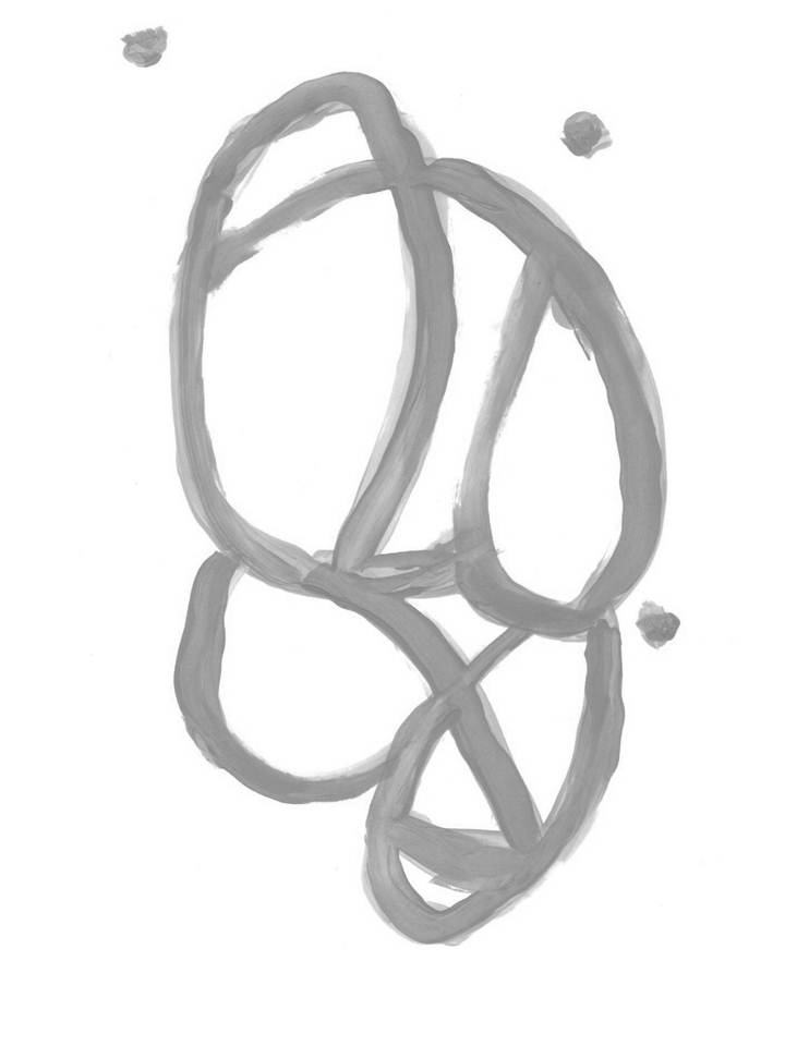 Free Printable Wall Art- Abstract Art in Four Colors