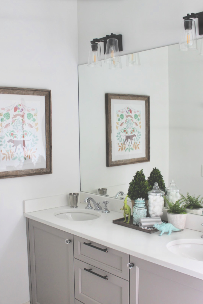 boys bathroom art - Southern State of Mind Blog by Heather