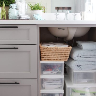 How to Organize Bathroom Cabinets | 20 Minute Organizing