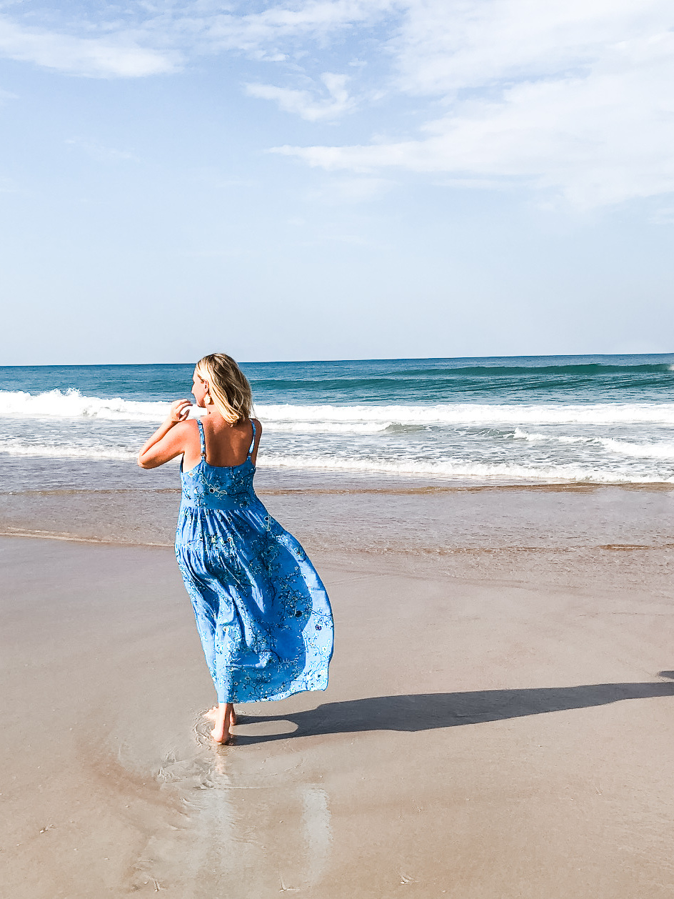 beach photoshoot dress