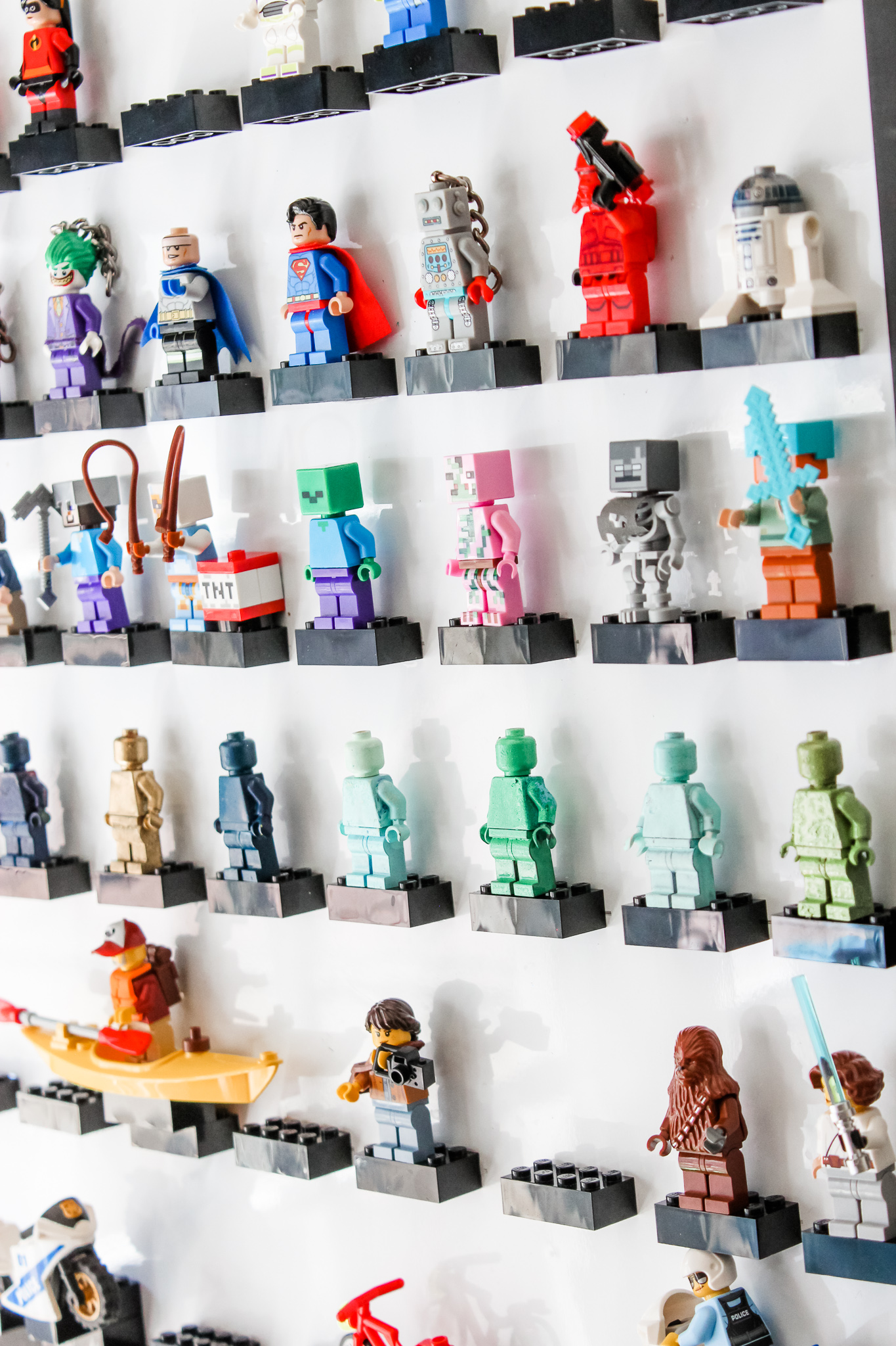 Lego Ideas Tron Minifigure Display Case Frame picture mini figures minifigs 