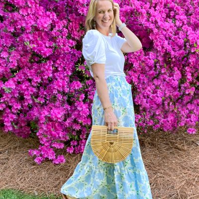 Daily Looks || Floral Print Target Maxi Skirt for Spring
