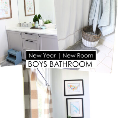 New Year, New Room || Boys Bathroom Update