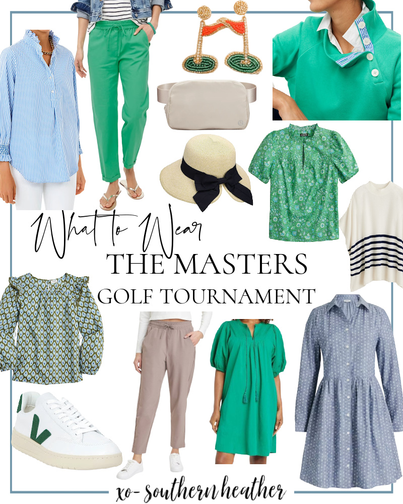 2023 Masters Heather Green Logo T-Shirt